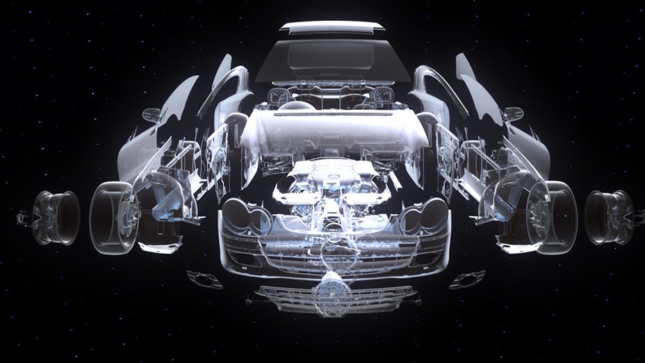 ISODESIGN MB World 3D film car skeleton